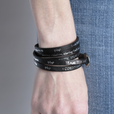 TTF Leather Wrap Bracelet