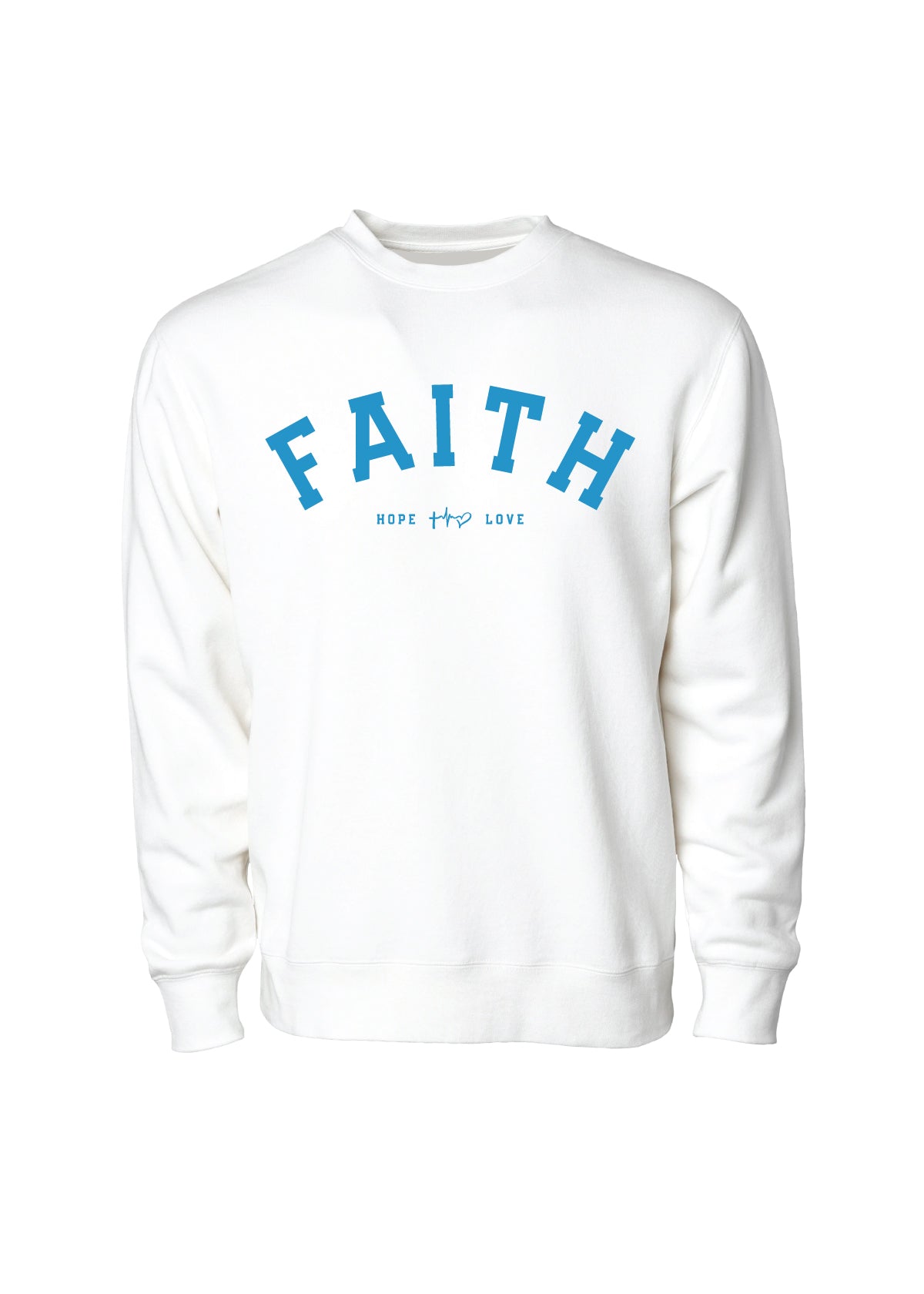 Faith Crew Sweatshirt - White – Tim Tebow Foundation