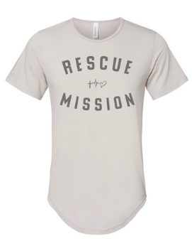 Rescue Mission Long Tee - Cool Grey