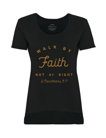 Women's Walk By Faith T-Shirt - Black